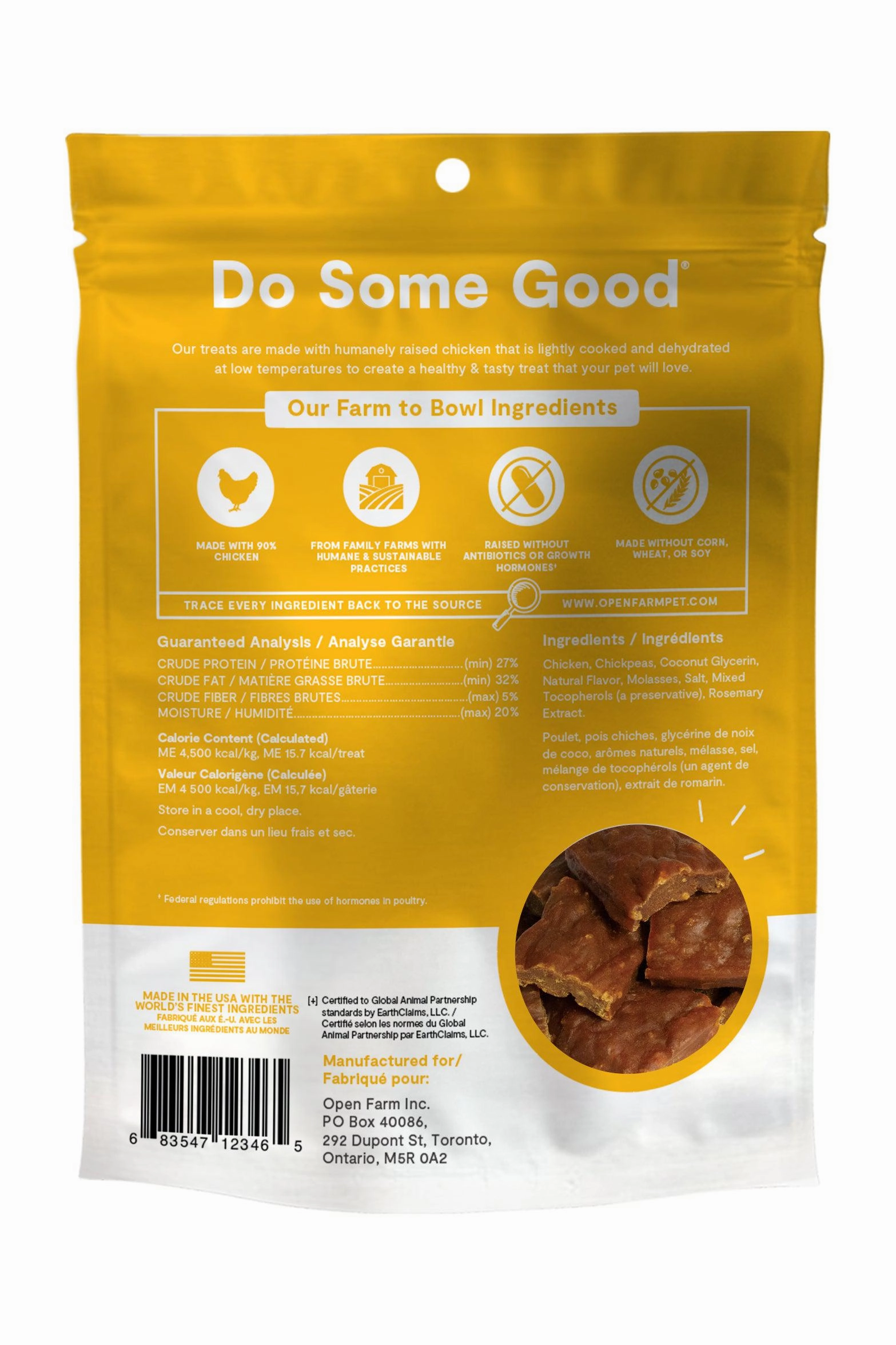 Open Farm Dehydrated Chicken Dog Treats