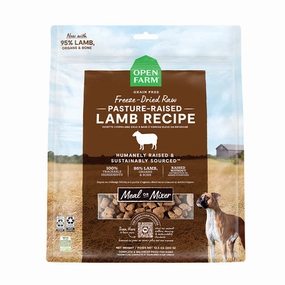 OPEN FARM Freeze-Dried Raw Pasture-Raised Lamb Recipe for Dogs