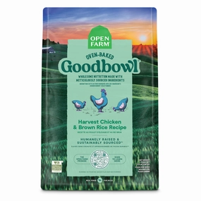 Open Farm Goodbowl Harvest Chicken and Brown Rice Recipe Baked Dry Dog Food