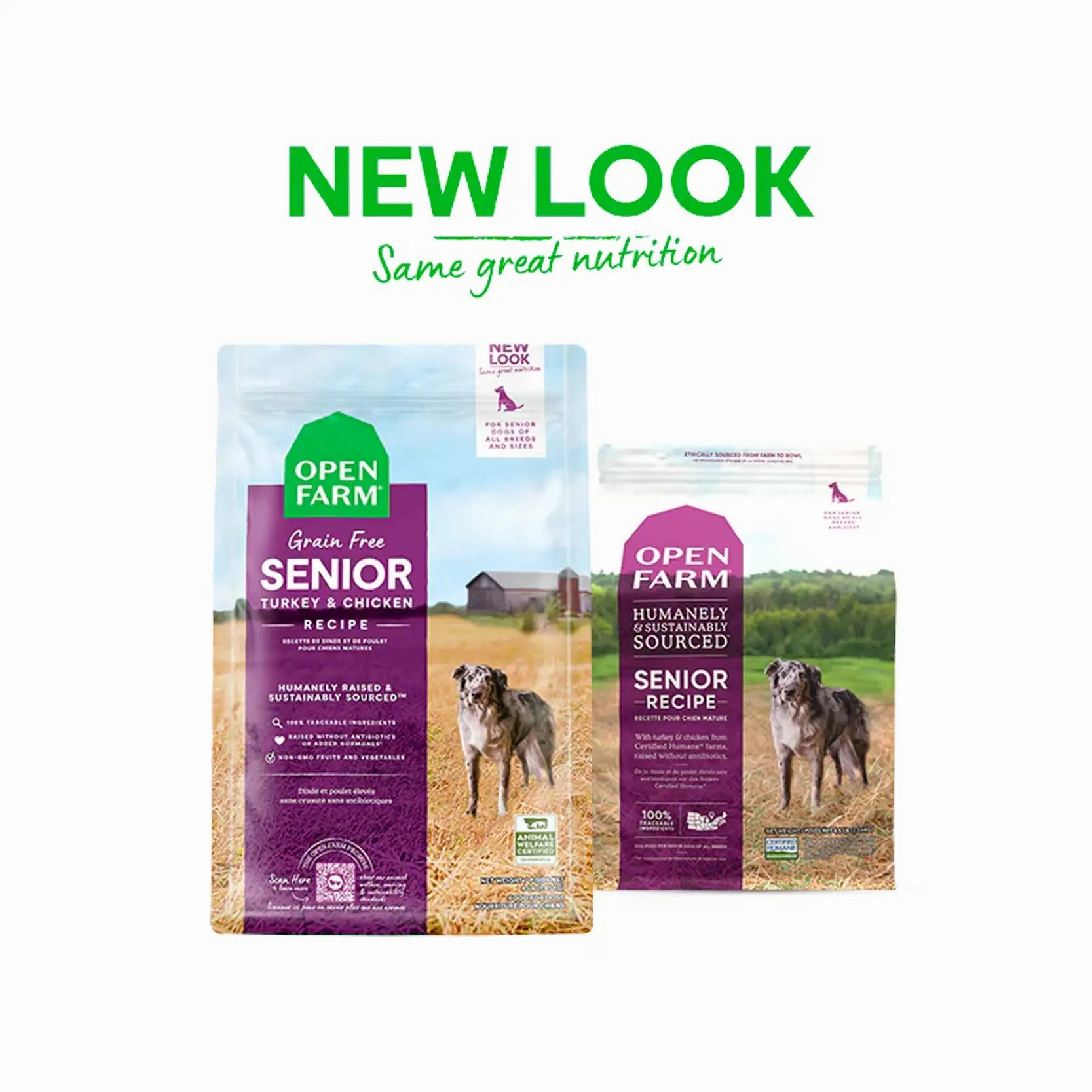 Open Farm Grain Free Senior Dog Food Turkey & Chicken Recipe