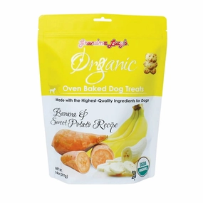 Organic Oven Baked Banana & Sweet Potato Dog Cookies
