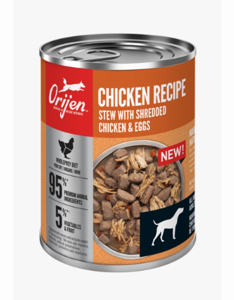 Orijen Chicken Recipe Stew with Shredded Chicken & Eggs Canned Dog Food