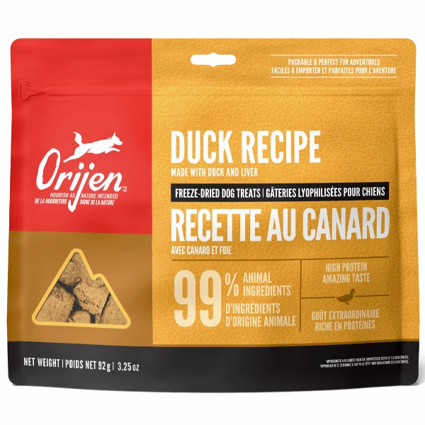 Orijen Free-Run Duck Recipe Freeze-Dried Dog Treats