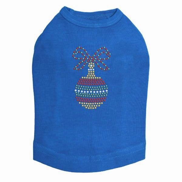 Ornament Rhinestone Dog Tank