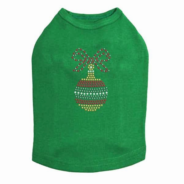 Ornament Rhinestone Dog Tank