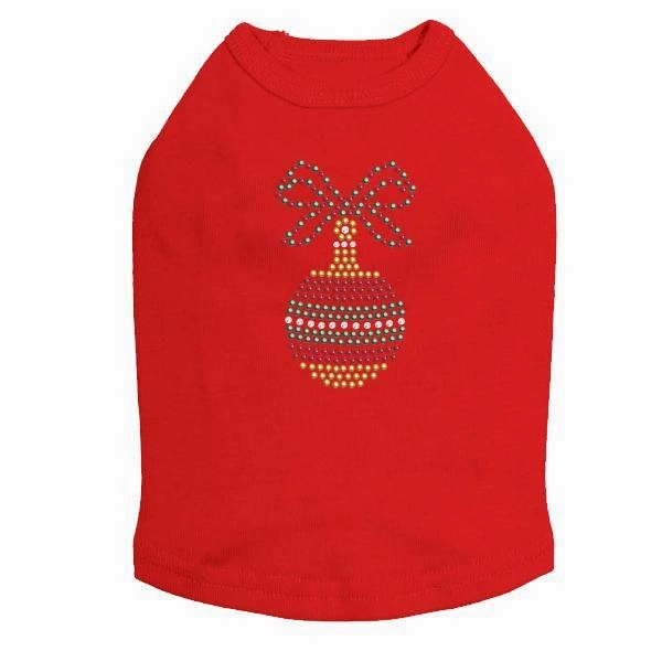 Ornament Rhinestone Dog Tank