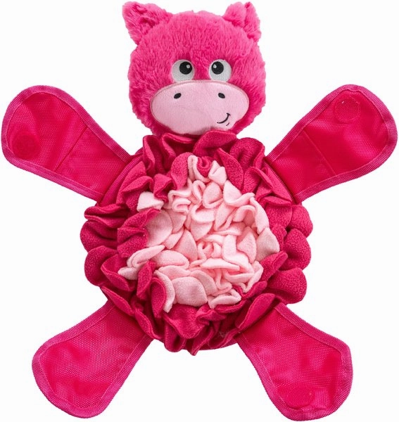 Outward Hound Snuffle Palz Interactive Plush Pig Puzzle & Snuffle Mat Dog Toy