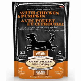 Oven-Baked Tradition Soft & Chewy Grain-Free Chicken & Pumpkin Dog Treats
