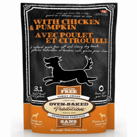 Oven-Baked Tradition Soft & Chewy Grain-Free Chicken & Pumpkin Dog Treats