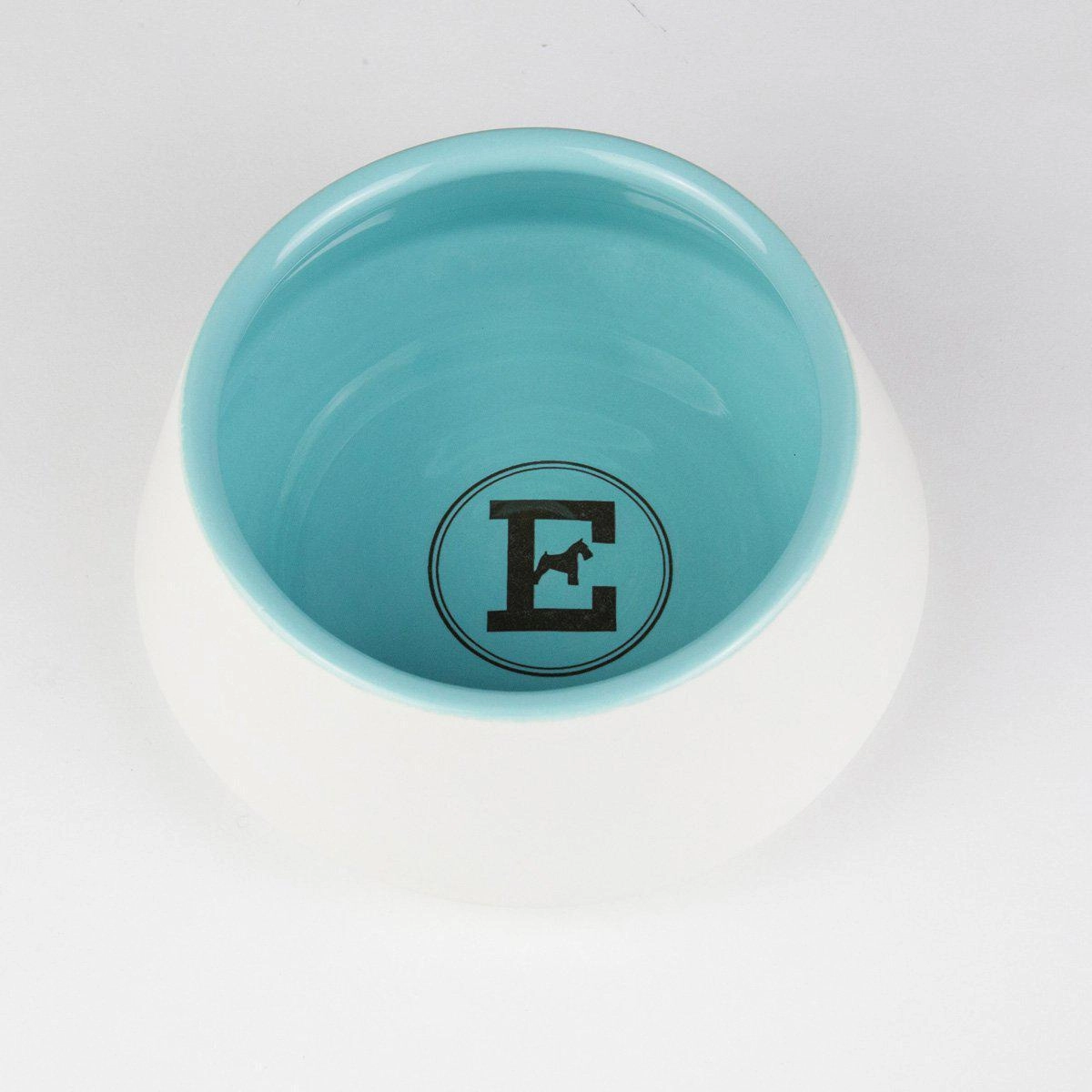 Pale Blue And Mommo Dog Water Bowl