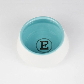 Pale Blue And Mommo Dog Water Bowl