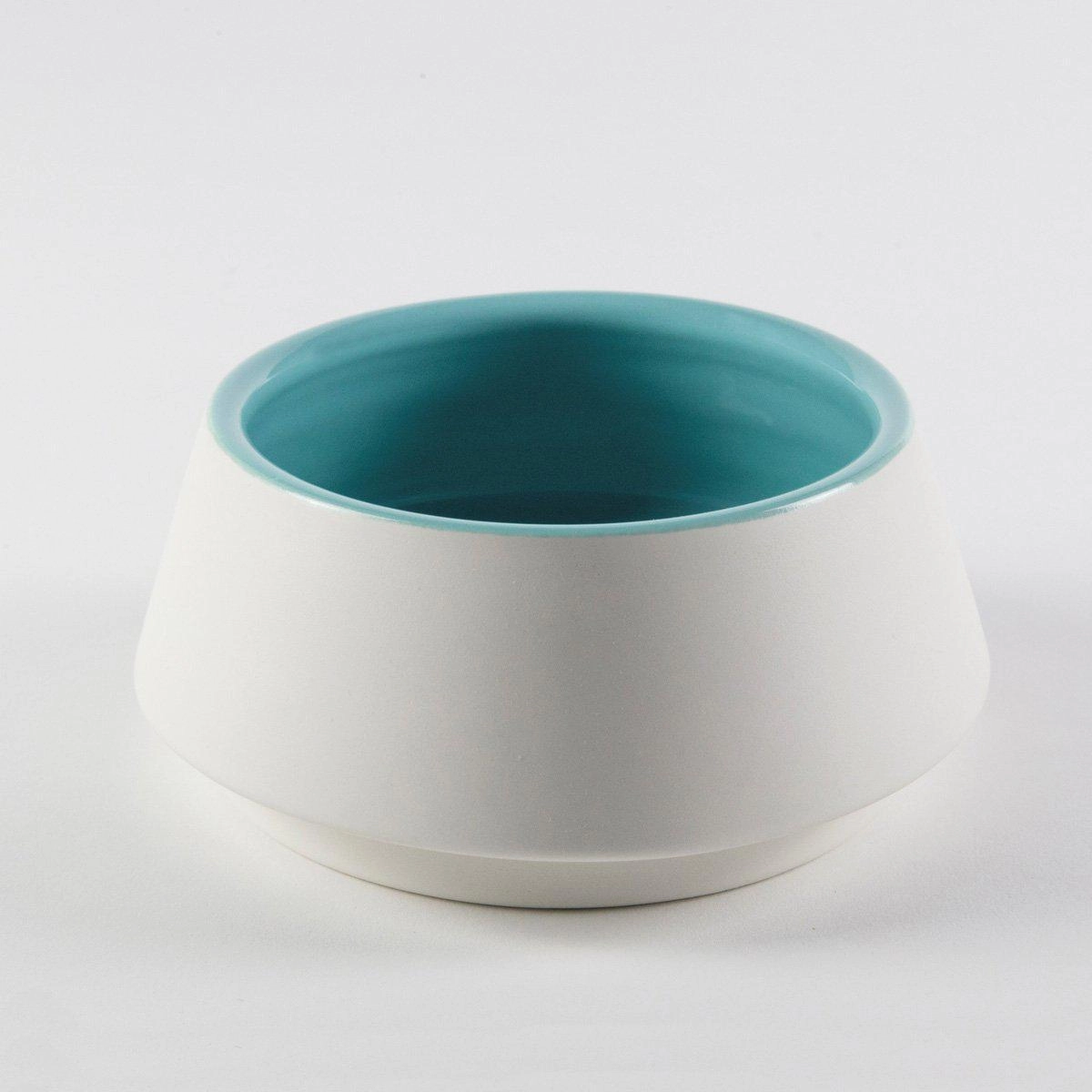 Pale Blue And Mommo Dog Water Bowl