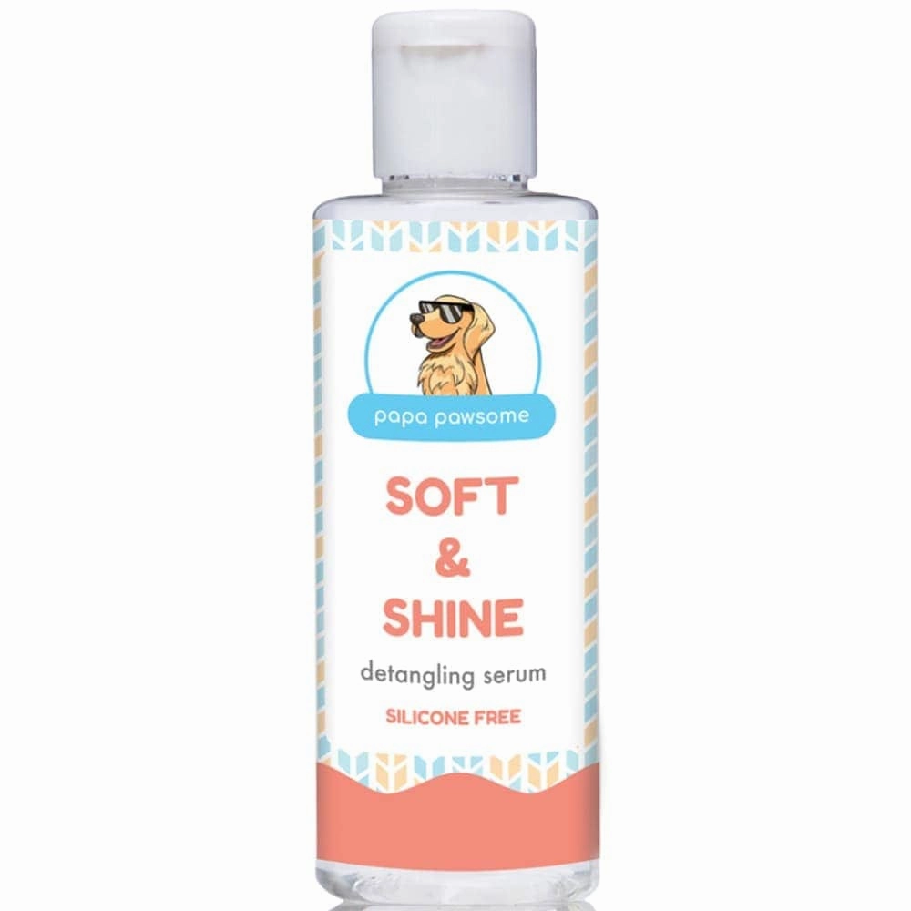Papa Pawsome Soft & Shine Detangling Fur Serum for Dogs
