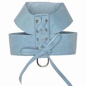Parisian Corset Dog Harness Horizon Blue