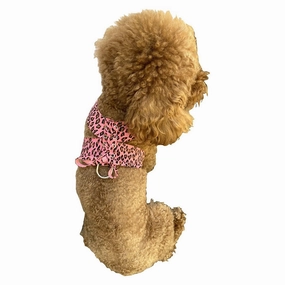 Parisian Corset Dog Harness Pink Cheetah