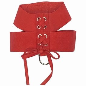Parisian Corset Dog Harness Red