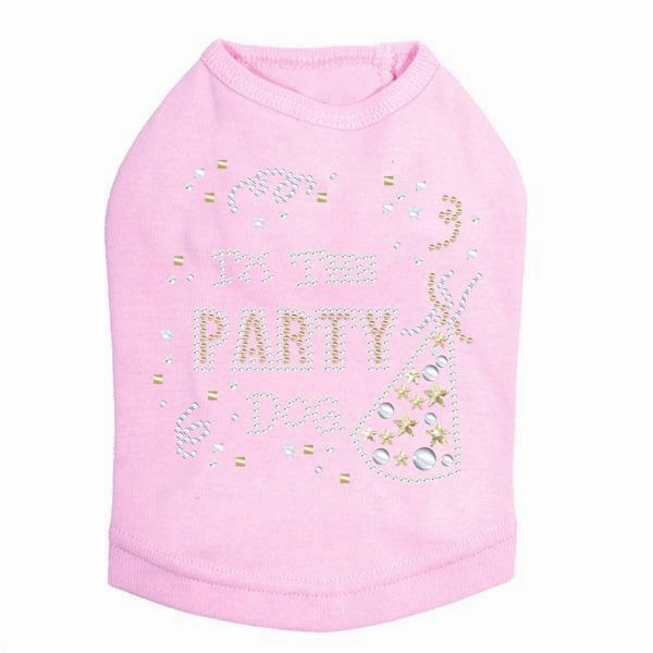 Party Dog Rhinestone Dog Tank