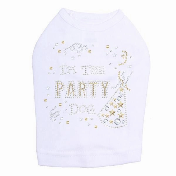 Party Dog Rhinestone Dog Tank