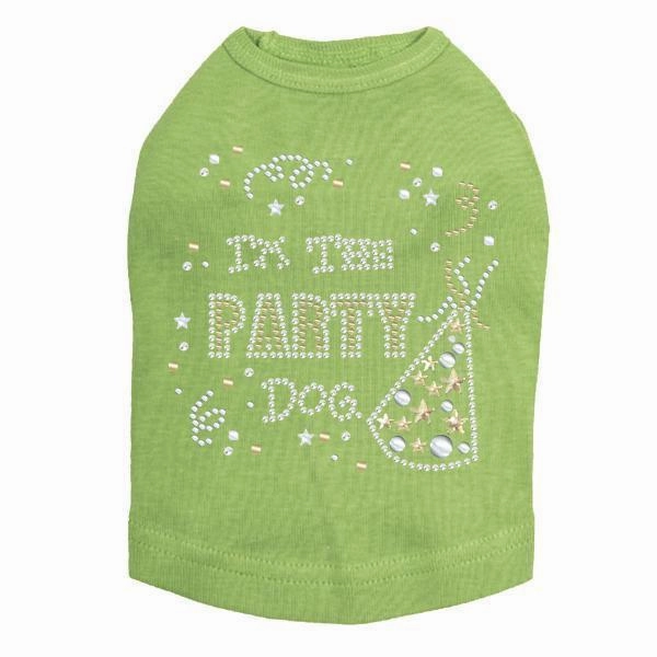 Party Dog Rhinestone Dog Tank