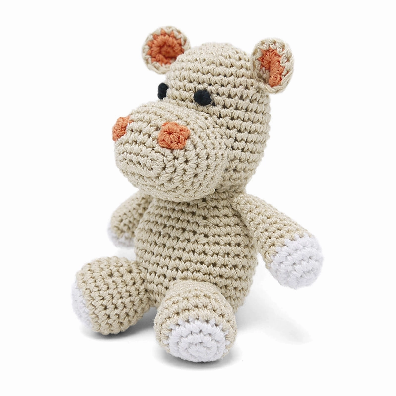 Pawer Squeaky Hippo Dog Toy