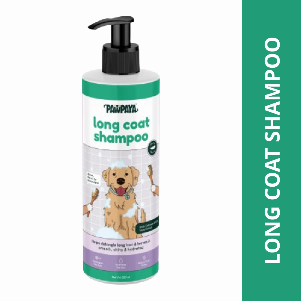 Pawpaya Long Coat Shampoo for Dogs