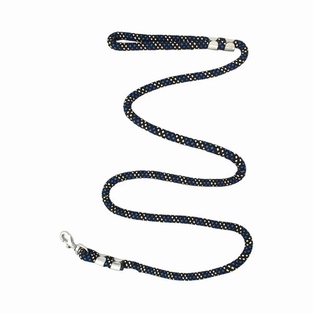 Pawpourri Classic Polyester Rope Leash for Dogs (Blue)