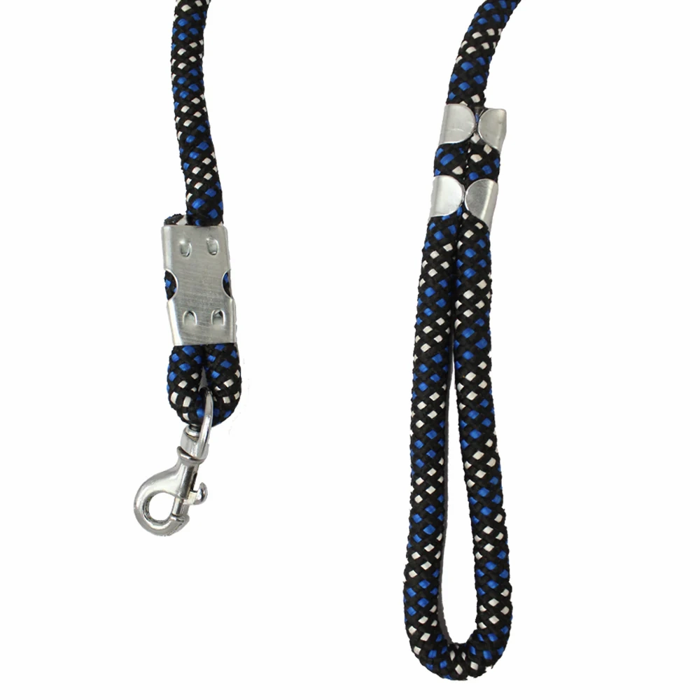 Pawpourri Classic Polyester Rope Leash for Dogs (Blue)