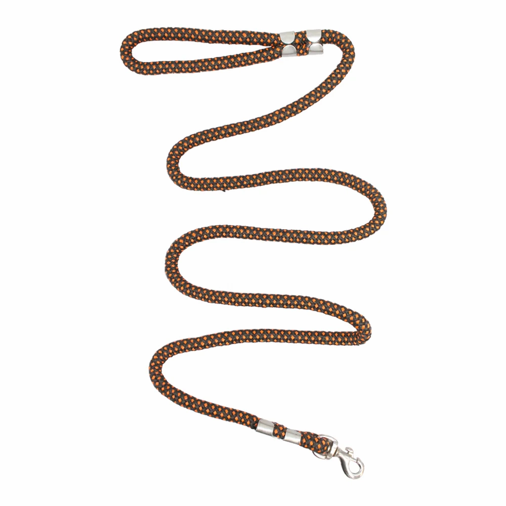 Pawpourri Classic Polyester Rope Leash for Dogs (Orange)