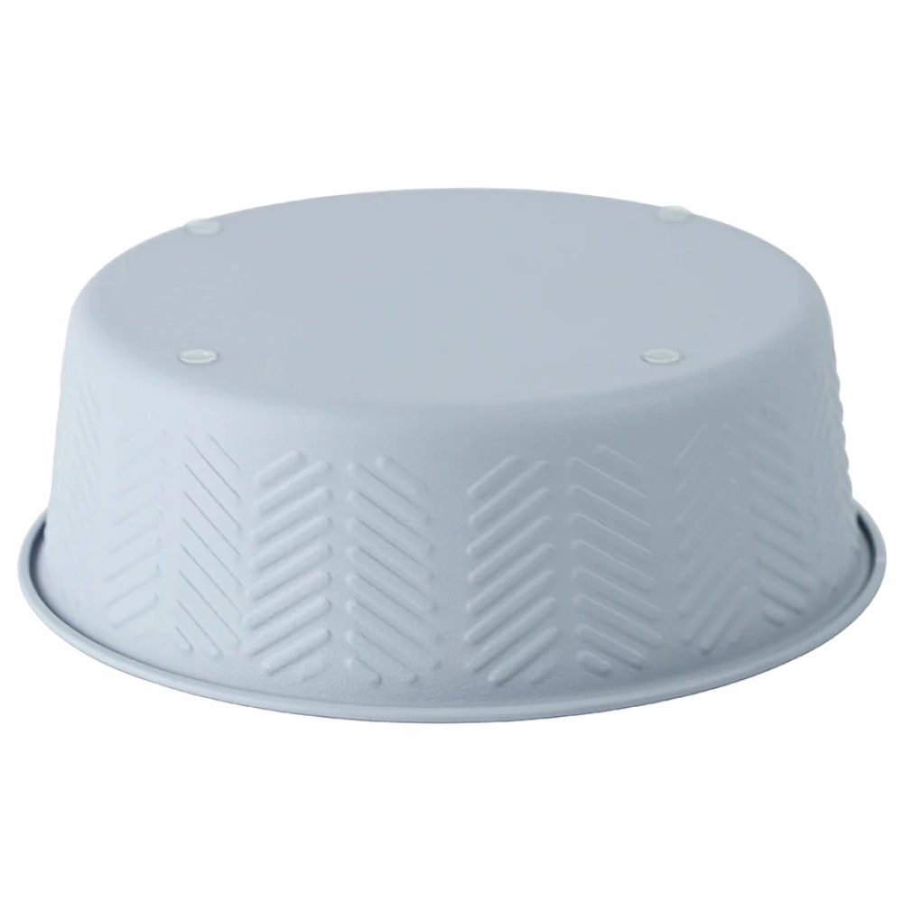 Pawpourri Premium Chevron Emboss Bowl for Dogs and Cats (Grey)