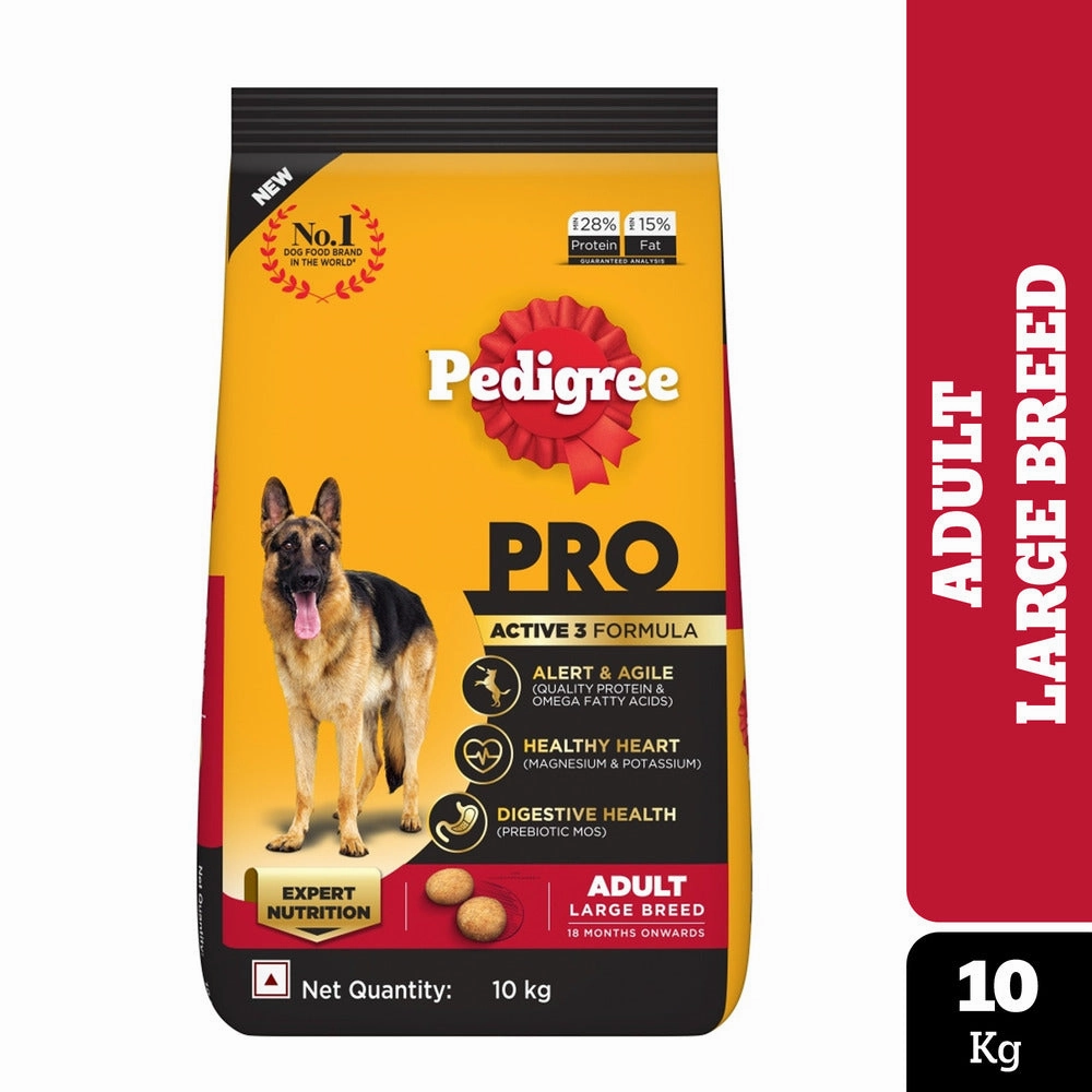 Pedigree PRO Expert Nutrition Active Adult (18 Months Onwards) Large Breed Dog Dry Food