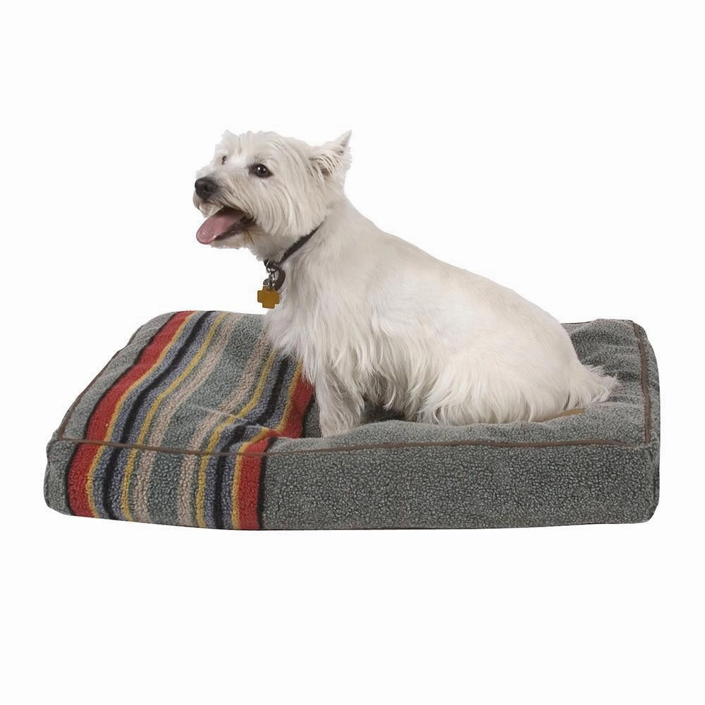 Pendleton Napper Dog Bed Vintage Camp Heather Green