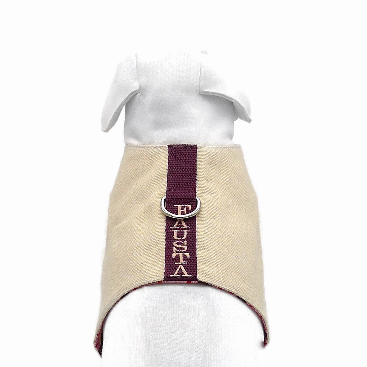 Personalized Canvas Dog Harness Vest
