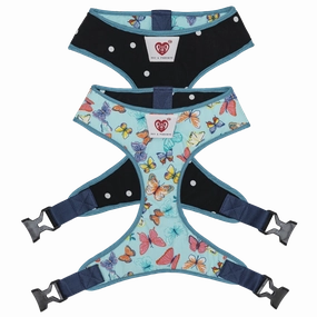 Pet And Parents Butterfly and Polka Reversible Harness for Dogs