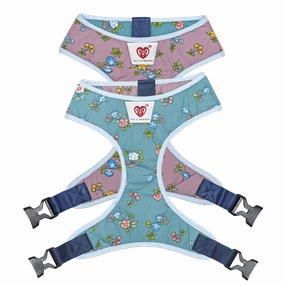 Pet And Parents Dainty Floral Reversible Harness for Dogs