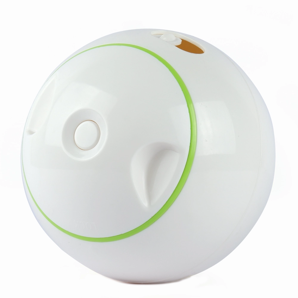 Pet Geek Foodie Orb Rolling Ball Treat Toy for Dogs | For Medium Chewers (White)