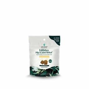 Pet Releaf Hip & Joint Releaf Travel Size Edibites Peanut Butter & Banana Flavor for Dogs