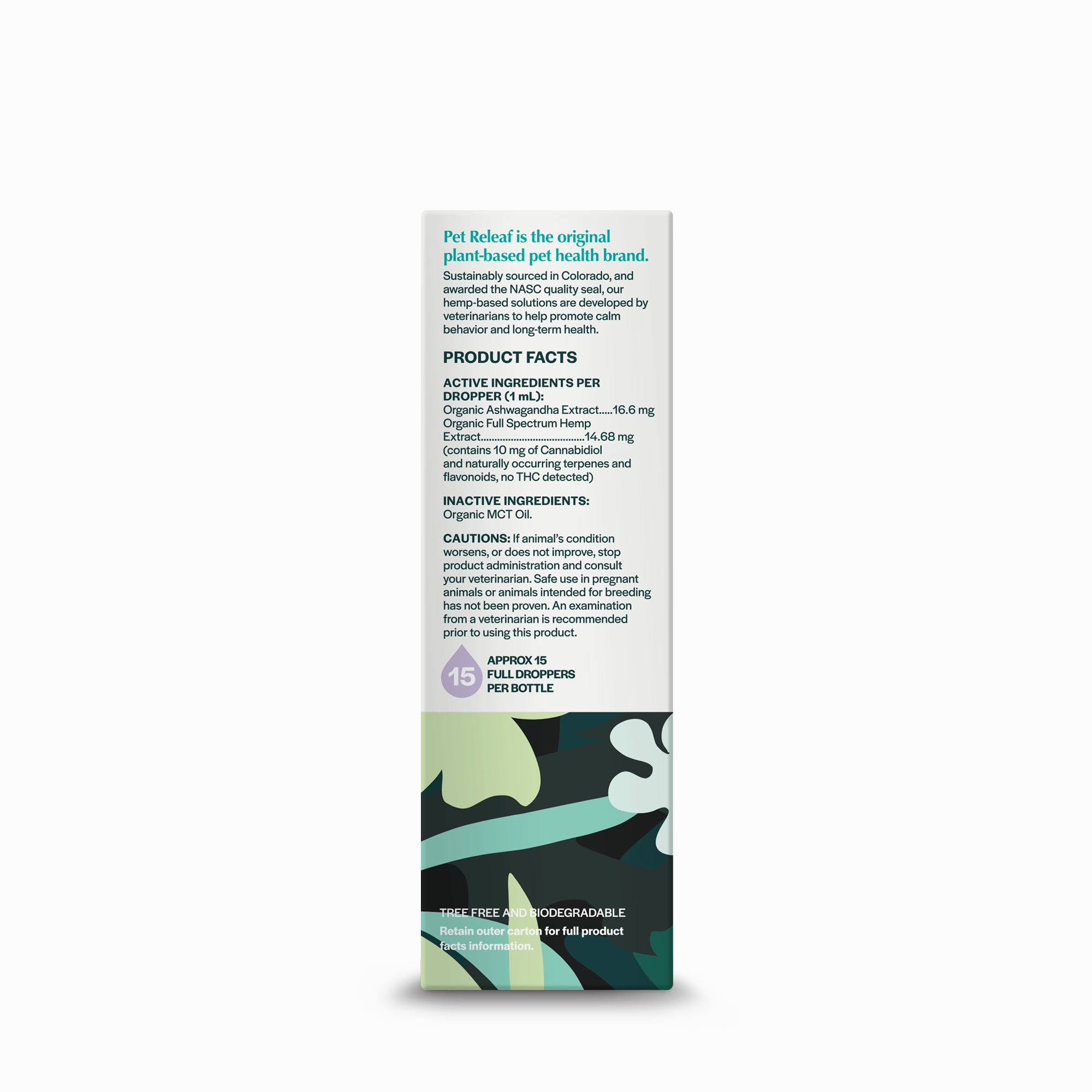 Pet Releaf Stress Releaf Mini Hemp Oil for Dogs and Cats