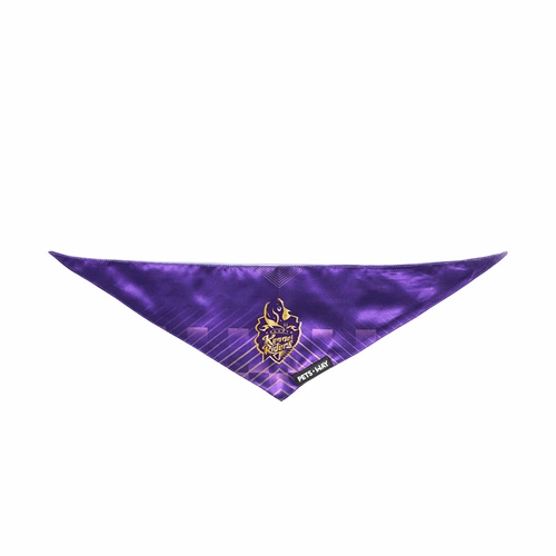 Pets Way Kolkata Kennel Riders IPL Bandana for Dogs and Cats (Purple)