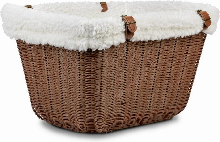 PetSafe Happy Ride Wicker Bicycle Basket for Dogs