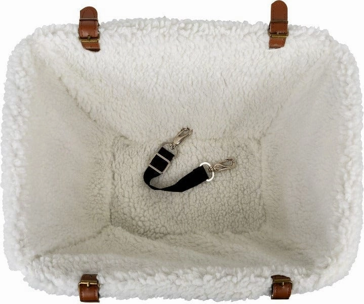 PetSafe Happy Ride Wicker Bicycle Basket for Dogs