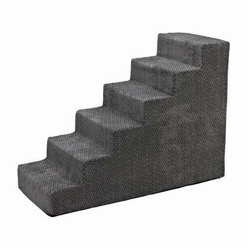 Pewter Bones Microvelvet Dog Steps