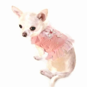 Pink Butterfly Angel Dog Harness Vest