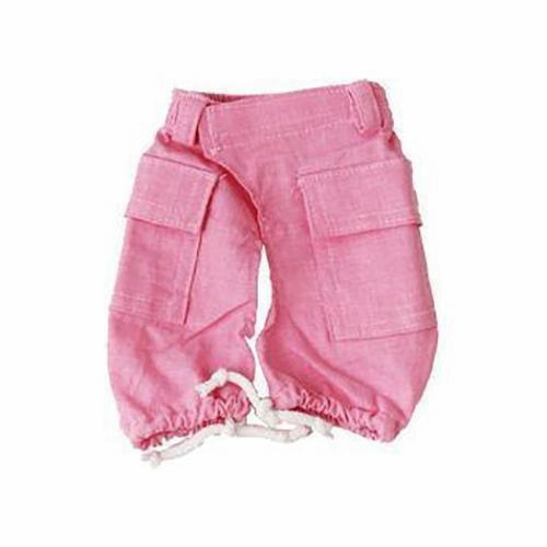 Pink Linen Cargo Dog Pants Medium