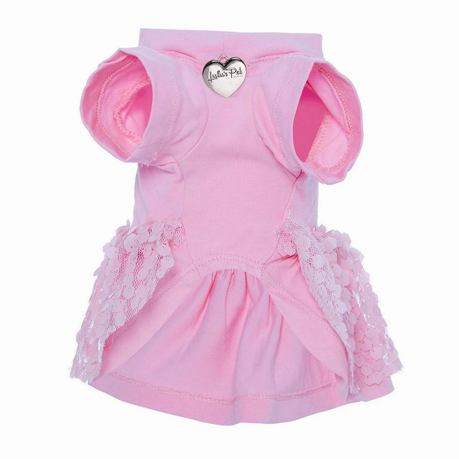 Pinky Dog Dress Medium