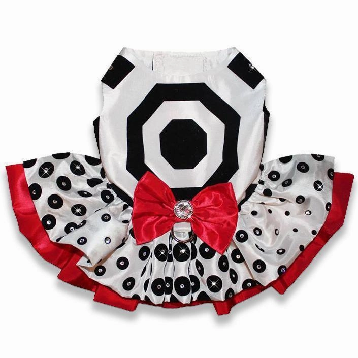 Polka Dot Elegance Dog Dress