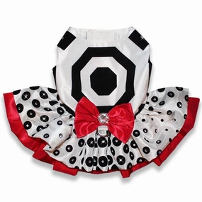 Polka Dot Elegance Dog Dress