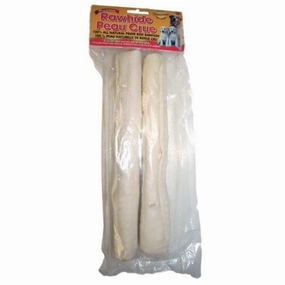 Premium White Rawhide Retriever Rolls Twin Pack