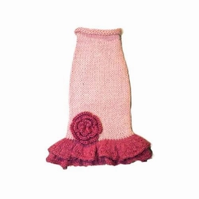 Pretty In Pink Dog Sweater