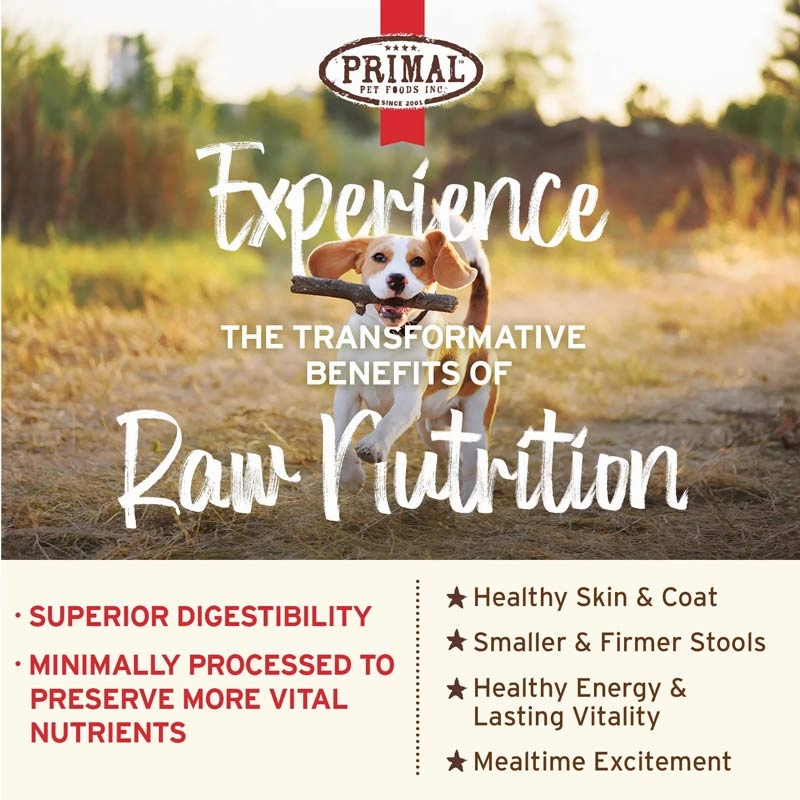 PRIMAL Pronto Freeze-Dried Raw Scoopable Beef Recipe for Dogs