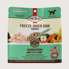 PRIMAL Pronto Freeze-Dried Raw Scoopable Chicken Recipe for Dogs